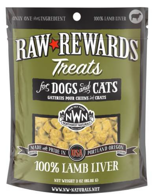 Northwest Naturals凍乾犬貓小食-羊肝3oz (001941)