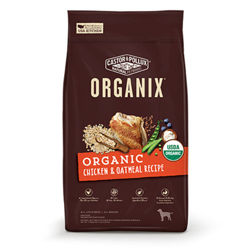 ORGANIX®穀物全犬糧–有機雞肉燕麥片配方10lb 食用期2024/09 (003727)