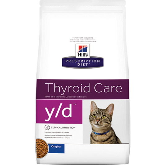 Hill's Prescription Diet y/d Thyroid Health Feline  /希爾思貓用甲狀腺管理 4lbs (1497)