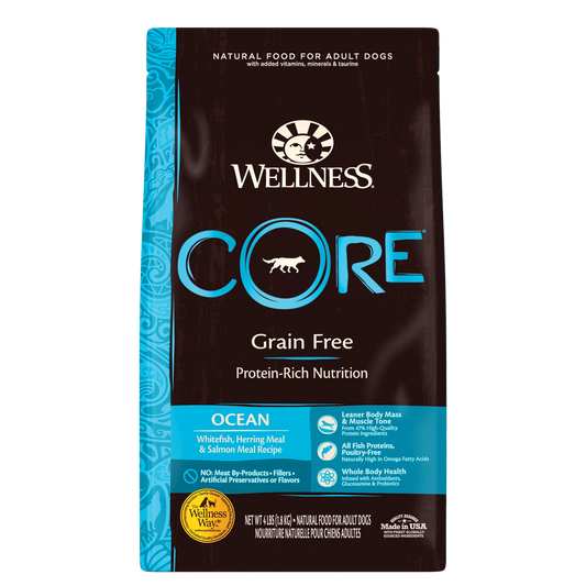 Wellness CORE - 無穀物成犬海洋魚配方12lb (003448)