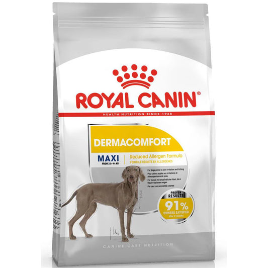 ROYAL CANIN 法國皇家狗乾糧 - 大型犬皮膚舒緩加護配方 MAXI DERMACOMFORT 12KG