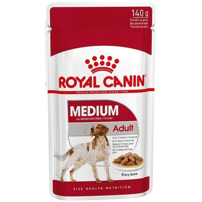 ROYAL CANIN 法國皇家狗濕糧 - 中型成犬(肉汁) /SHN MEDIUM ADULT (GRAVY) 140G