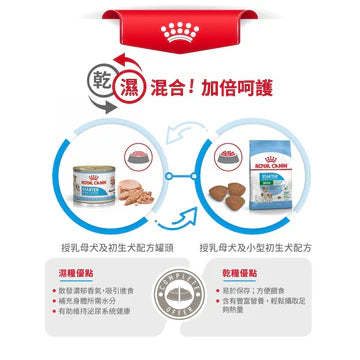 ROYAL CANIN 法國皇家狗濕糧 - 授乳母犬及初生犬 (慕斯) 單罐 195G