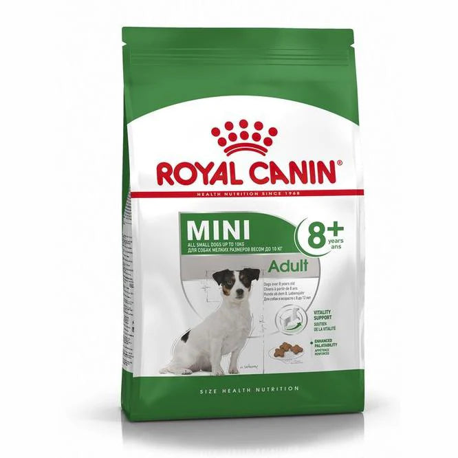 ROYAL CANIN 法國皇家老狗乾糧 - 小型成犬8+營養配方/ SHN MINI ADULT 8+ 2KG,8KG