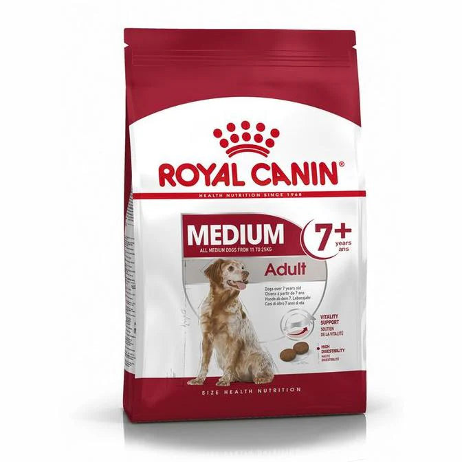 ROYAL CANIN 法國皇家狗乾糧 - 中型成犬7+營養配方 / SHN MEDIUM ADULT 7+ 4KG