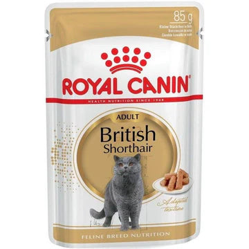 ROYAL CANIN 法國皇家貓濕糧 - 英國短毛成貓 (肉汁) /FBN BRITISH SHORTHAIR ADULT (GRAVY) 85G