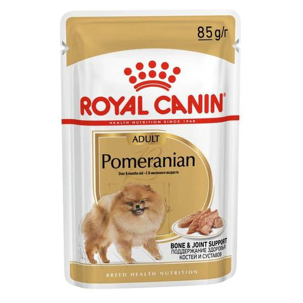 ROYAL CANIN 法國皇家狗濕糧 - 松鼠犬成犬 (肉塊)每包 85G / BHN POMERANIAN ADULT (LOAF) 85G