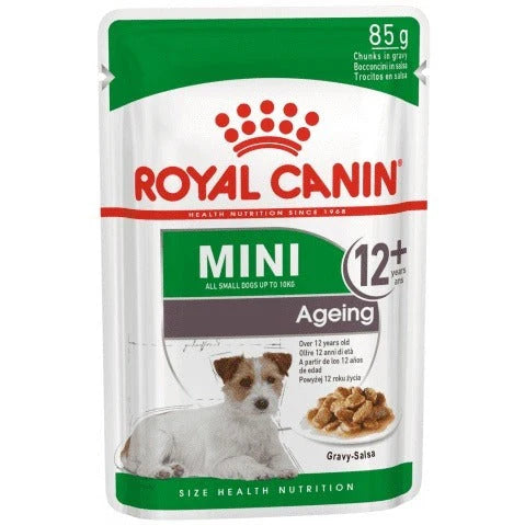 ROYAL CANIN 法國皇家狗濕糧 - 小型老犬 12+ (肉汁) 每包85G/ SHN MINI AGEING 12+ (GRAVY) 85G