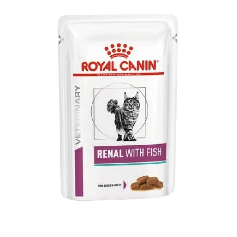 ROYAL CANIN - 成貓腎臟處方濕糧/ VHN RENAL POUCH  - CHICKEN, TUNA AND BEEF FLAVOURS 85G