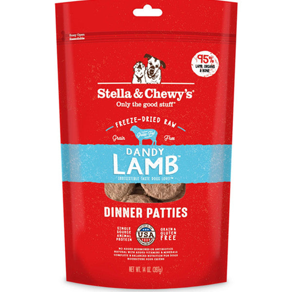 Stella & Chewy's凍乾生肉主糧-羊肉配方25oz(犬) (004956)