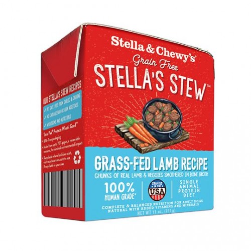 *原箱優惠*Stella & Chewy's慢煮單一材料系列狗濕糧-慢煮草飼羊肉11oz x12 ()