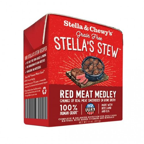 *原箱優惠*Stella & Chewy's慢煮雜錦系列狗濕糧-慢煮紅肉雜錦11oz x12