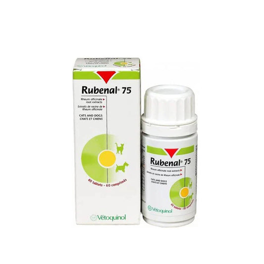 VETOQUINOL RUBENAL 75 貓犬用腎臟補充劑 (60粒)