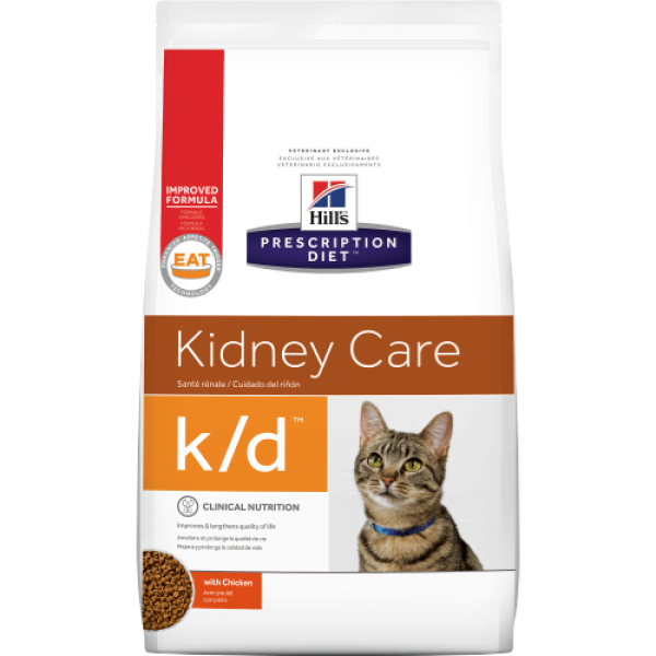 Hill's prescription diet k/d Kidney Care with Chicken Feline / 希爾思貓用腎臟處方(雞肉) 4lbs (7252)