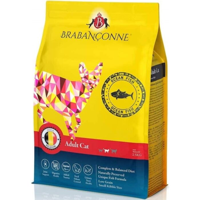 Brabanconne 成貓魚肉配方 20KG(白袋) (006292)