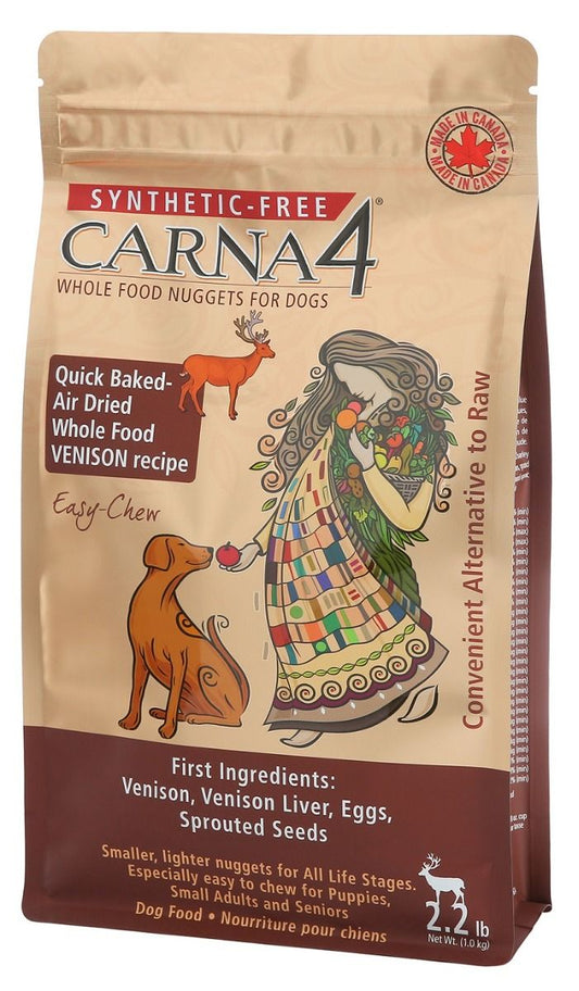 Carna4烘焙風乾糧-無穀物鹿肉小型全犬配方10lb (006874)