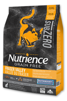 Nutrience SubZero凍乾脫水鮮雞肉-無穀物火雞、雞、海魚全貓配方5lb (004016)