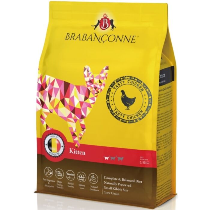 Brabanconne 幼貓雞肉配方20KG(白袋) (004560)