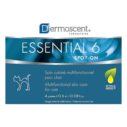 DERMOSCENT ESSENTIAL 6 SPOT-ON CAT SKIN CARE TREATMENT