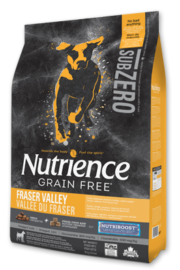 Nutrience SubZero凍乾脫水鮮雞肉-無穀物雞、火雞、海魚全犬配方22lb (004008)