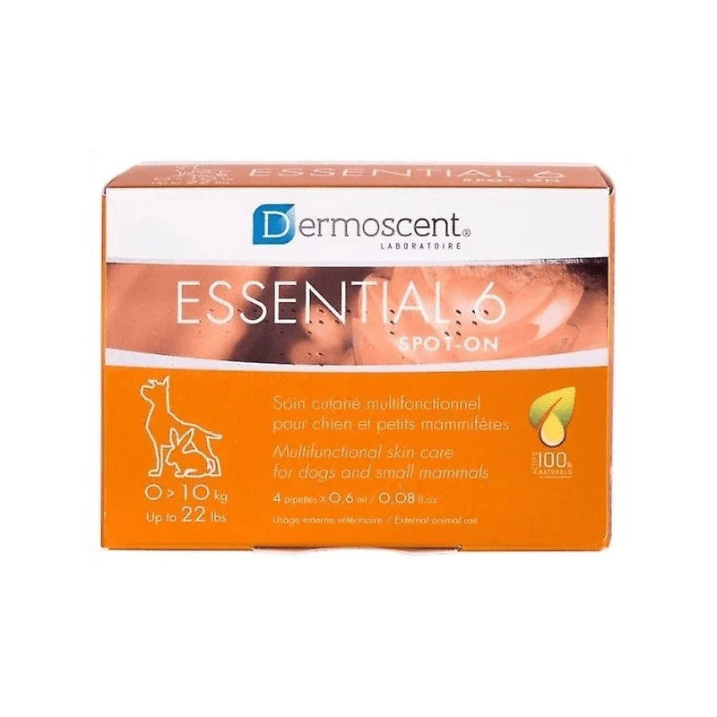 DERMOSCENT ESSENTIAL 6 SPOT-ON FOR DOGS 0-10KG