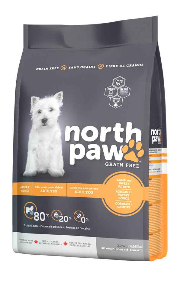 North Paw 無穀物 羊肉及火雞 成犬配方 2.25kg (006614)