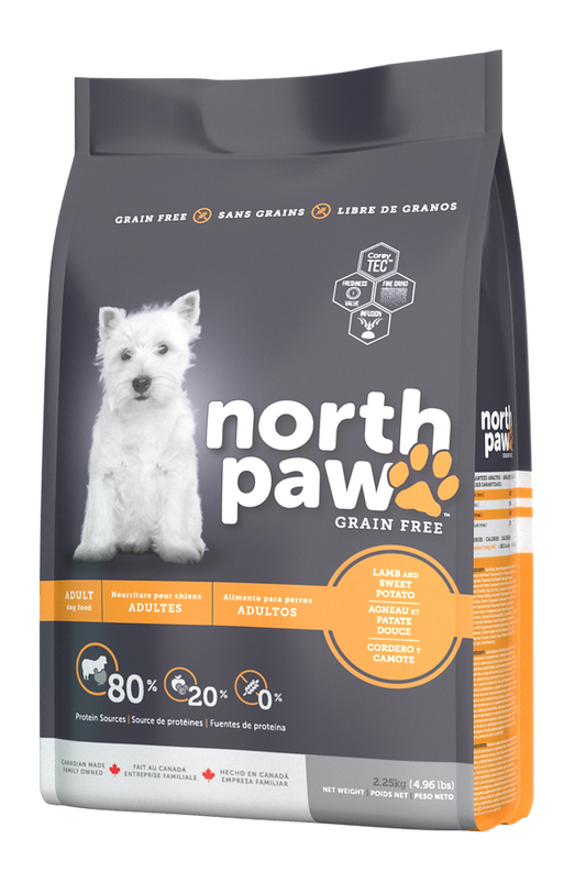 North Paw 無穀物 羊肉及火雞 成犬配方 2.25kg (006614)