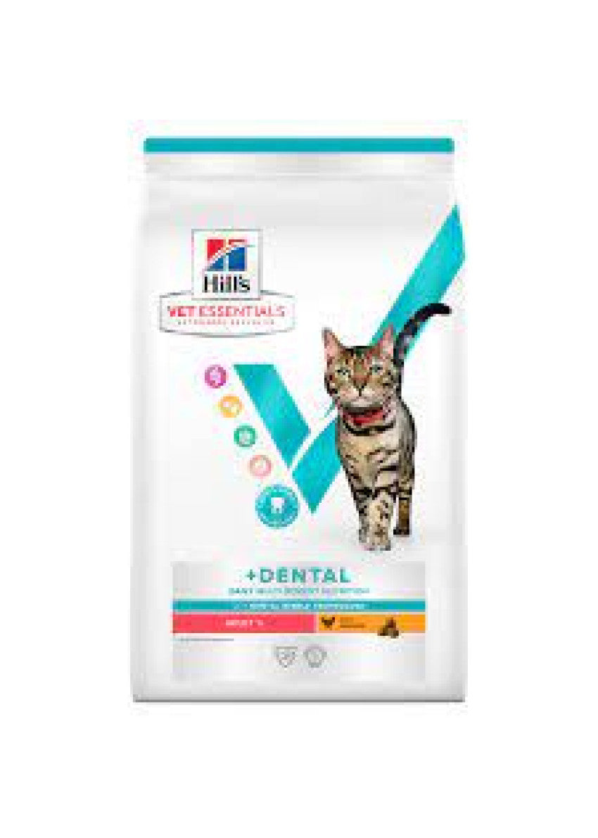 Hill's Young Adult Cat Dental Health Chicken  / 希爾思獸醫保健食品成貓潔齒配方 2.5kg (607499)