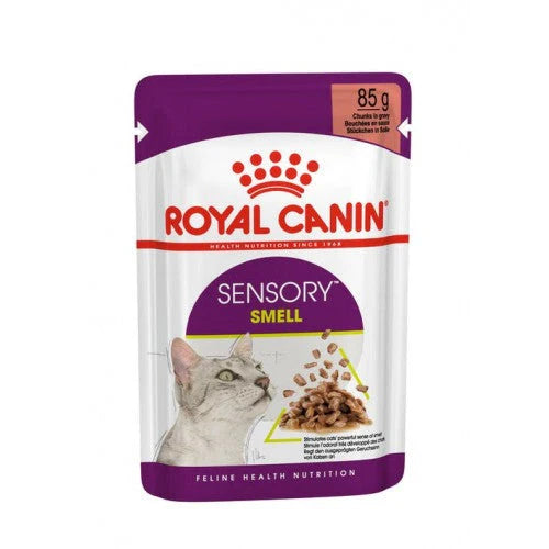 ROYAL CANIN 法國皇家 -貓感濕糧肉香營養主食系列 (肉汁) 每包85G / FHN SENSORY SMELL MORSELS IN GRAVY 貓感濕糧肉香營養主食系列 (肉汁) 85G