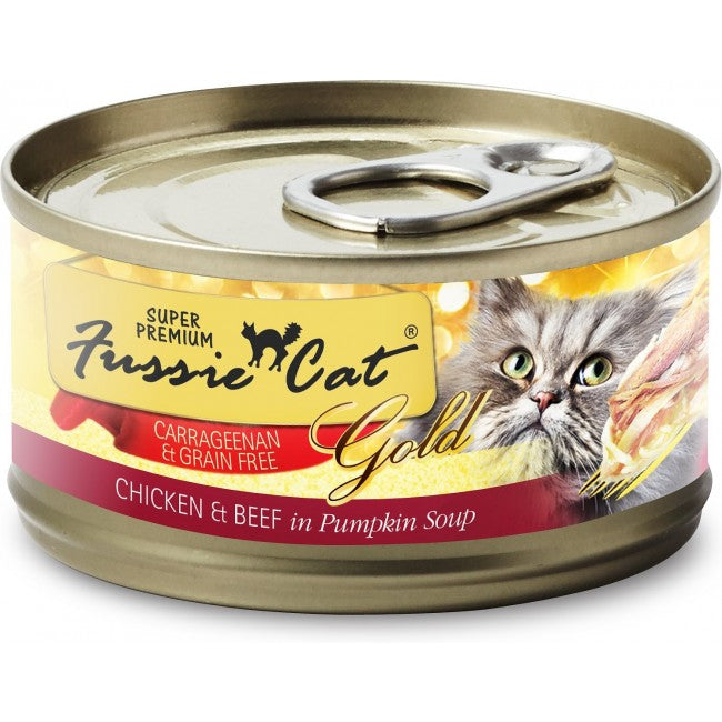 *原箱優惠*Fussie Cat Gold Label天然貓罐頭80g x24罐(不可混款)
