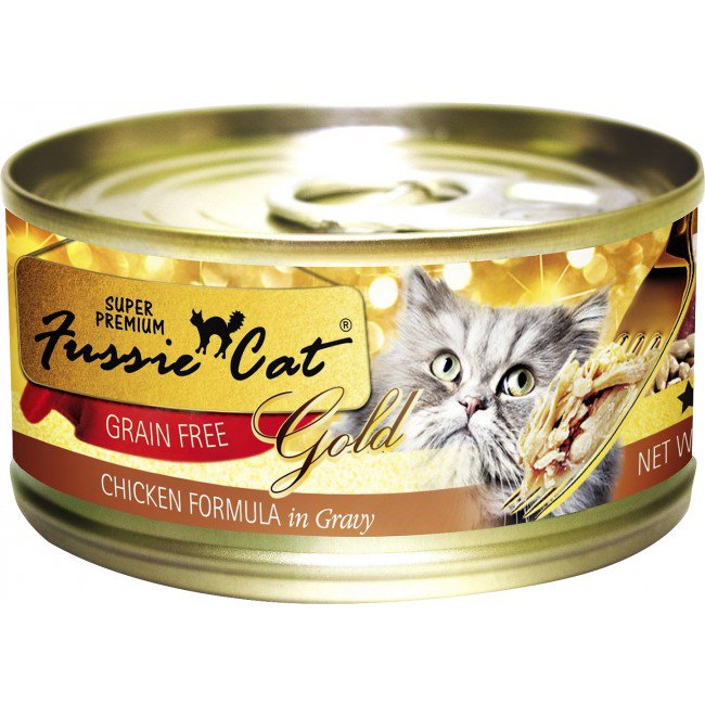 *原箱優惠*Fussie Cat Gold Label天然貓罐頭80g x24罐(不可混款)