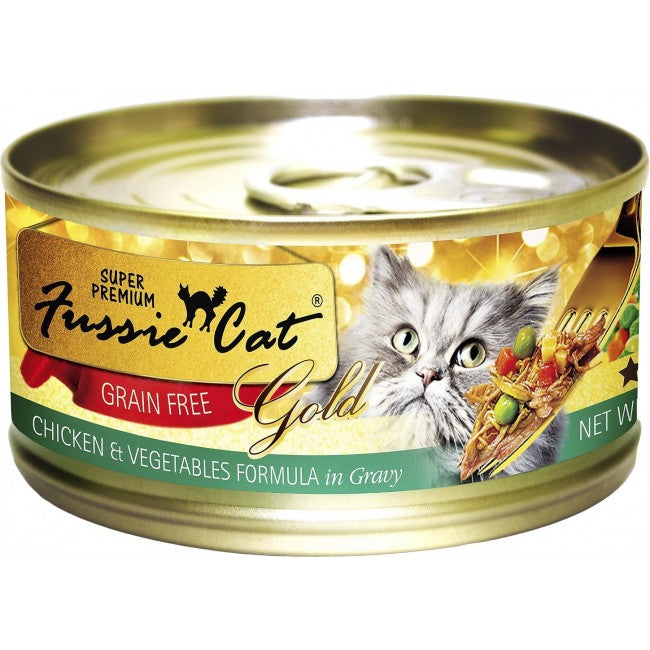 *原箱優惠*Fussie Cat Gold Label天然貓罐頭80g x24罐(不可混款)