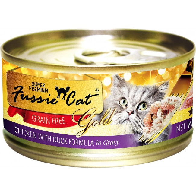 *原箱優惠*Fussie Cat Gold Label天然貓罐頭80g x24罐(不可混款)