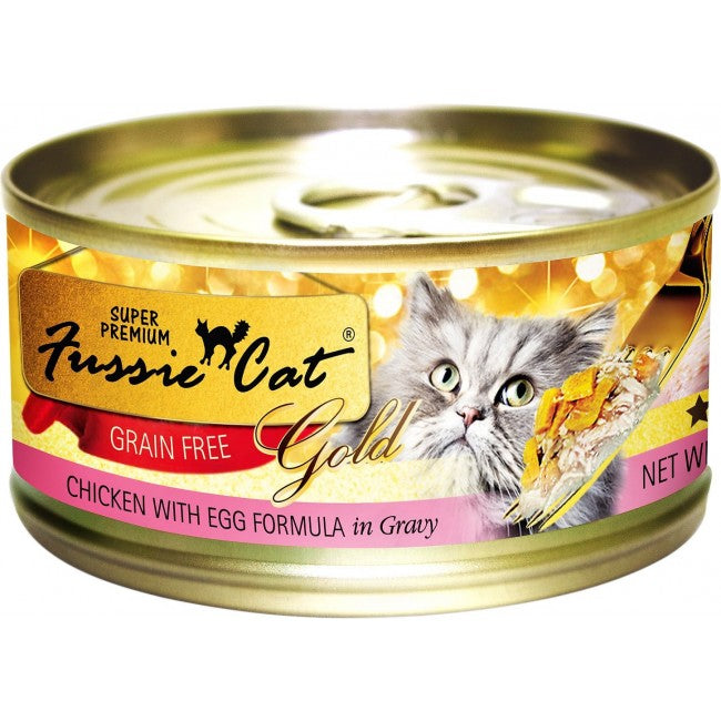 *原箱優惠*Fussie Cat Gold Label天然貓罐頭80g x24罐(不可混款)