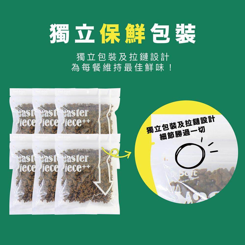 Dr.Soft Master Piece ++極低過敏性去淚痕消臭系列 – 發酵食材全犬軟粒糧 1.2kg [鴨肉、磷蝦] (007936)