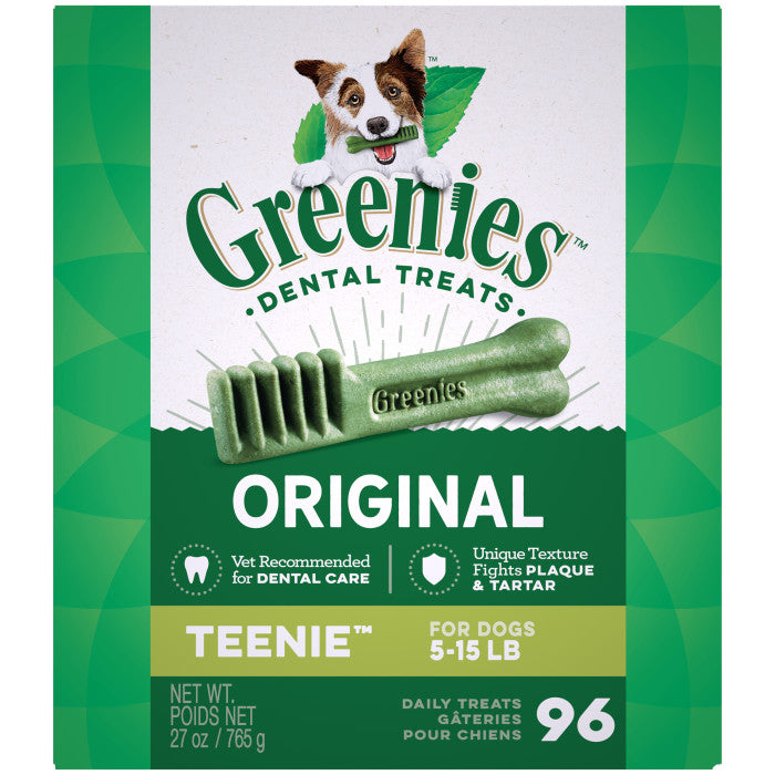 GREENIES - CANINE DENTAL TREATS 潔齒骨 (的骰犬 / 迷你犬 / 標準犬 / 大型犬)27OZ