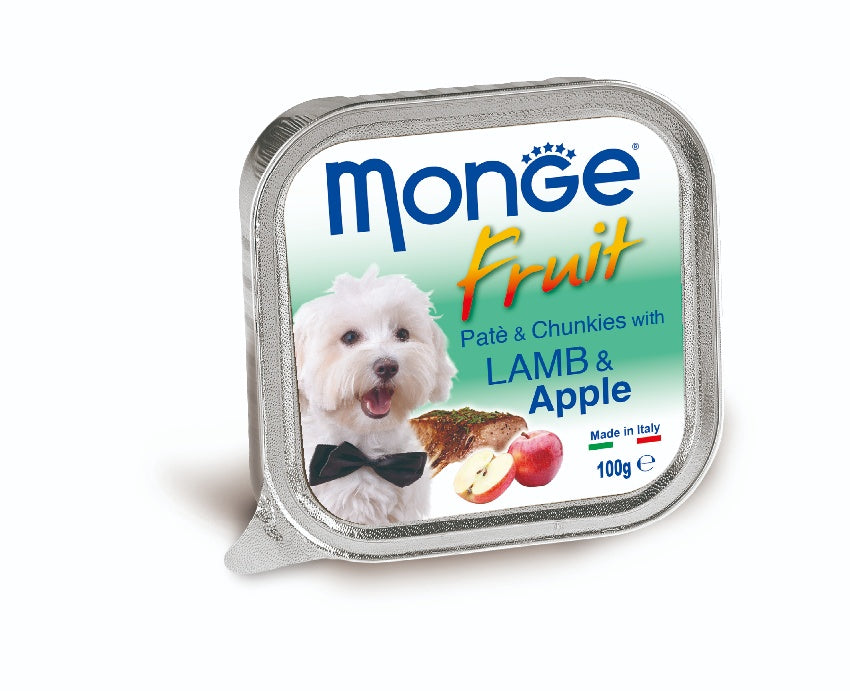 Monge Fruit 羊肉蘋果狗餐盒100g (006168)