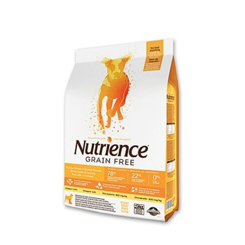 Nutrience無穀物火雞 雞 鯡魚全犬配方11lb (5.5lb x2) (003332)