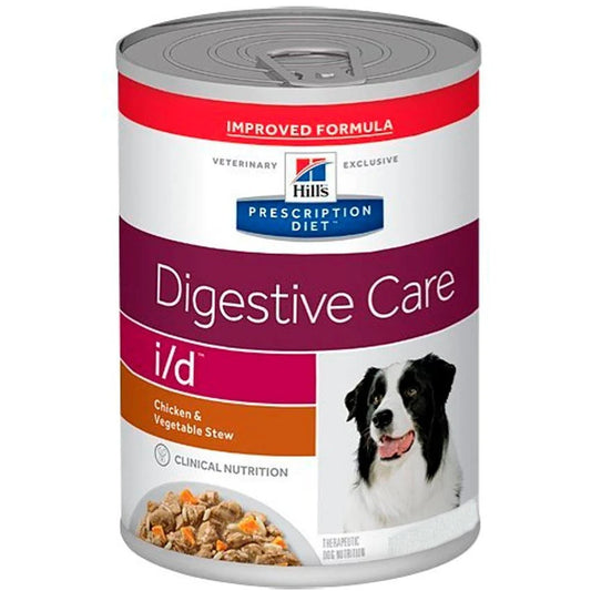 Hill's Dog Canned Food Prescription Diet i/d Digestive Care With Chicken Stew / 希爾思狗罐頭處方糧 i/d 消化系統護理配方 雞肉燉蔬菜 12.5oz x 12罐 (3389)