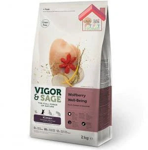 Vigor&Sage 無穀物枸杞健體幼貓糧10kg (003922)