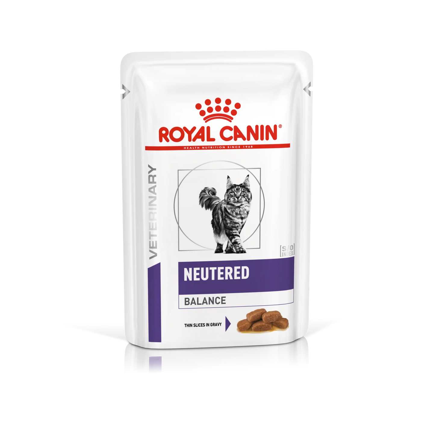 ROYAL CANIN - 絕育貓飽足感健康管理袋裝濕糧(肉汁)每包 85G /VHN CAT NEUTERED WEIGHT  BALANCE 85G