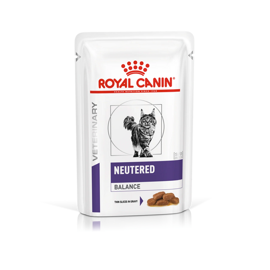 ROYAL CANIN - 絕育貓飽足感健康管理袋裝濕糧(肉汁)每包 85G /VHN CAT NEUTERED WEIGHT  BALANCE 85G